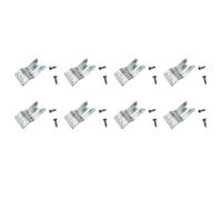 Tuminita 8X Mic-Supporto/Clip in Metallo - Vite per Radio CB/Ham - MH2