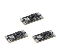 Tuminita Modulo Interruttore Bistabile A Pulsante Singolo da 3 Pezzo 4,5-26V 1.3ua Carico 10A Modulo Interruttore Mini A Chiave A Bassa Potenza e Ampia Tensione