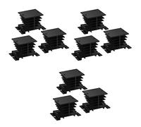 Tuminita Stato Staffetta,9Pz Alluminio Radiatore PID Temperatura Controllore per Stato Staffetta E SSR Termosifone Modulo Nero per SSR-10,25,40A