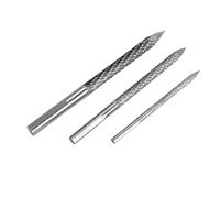 Tumintu Confezione da 3 punte per pneumatici, diverse dimensioni, riparazione pneumatici, punte in metallo duro, toppe per pneumatici, tagliafili, alesatore, trapano