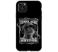 Tummy Ache Survivor Funny Cat Dramatic Lightning Band Custodia per iPhone 11 Pro Max