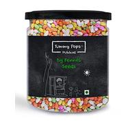 Tummy Pops | Saunf Mouth Freshener | Colourful Sugar Coated Big Saunf | Colorful Fennel Seeds - 400 gm Jar