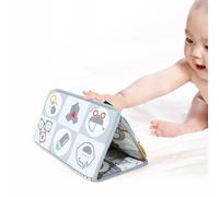 Tummy Time Mirror Toys Libro sensoriale Montessori per bambini appena nati