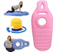 Tummynest - Materasso per gravidanza, cuscino per gravidanza Tottlebee, regolabile, gonfiabile, supporto per tutto il corpo, portatile, per pancia e addormenti, lavabile in lavatrice (rosa)