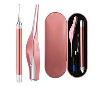 Tumnea Otoscopio con Luce, pulitore per Le Orecchie dell'otoscopio, Dispositivo di rimozione del cerume, Strumenti per la Pulizia delle Orecchie con Luce a LED, pinzette per la Cura delle Orecchie