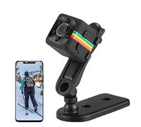 Tumotsit 5 Fotocamera SQ11 1080P | Mini videocamera con ripiano regolabile | Tasca in vetro ottico tecnologia rivestimento multi-strato Immagini ad alta trasmissione per sport
