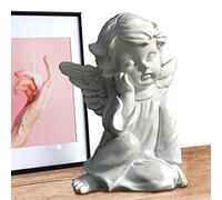 Tumotsit Angelo Carino Europeo Retrò Fata Personaggio Decorazione Resina Ragazza Scultura Cuore Angelo con Statua del Giardino dell'ala per terrazza prato giardino interno