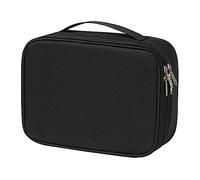 Tumotsit Borsa organizer per cavi a 3 strati, borsa organizer per cavi da viaggio, grande capacità per cavi, fotocamera, hard disk, batterie, caricabatterie