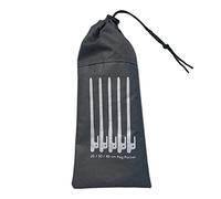 Tumotsit Borsa per tenda, borsa per mollette da campeggio in tessuto Oxford - organizer per picchetti con cordino elastico, adatto per venti forti e tutti i tipi di terreno