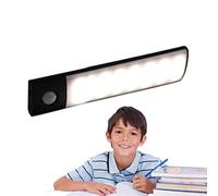 Tumotsit cabinet | Luce mobile ultra sottile attivata da movimento LED - Barra luce notturna magnetica adesiva ovunque 0 mAh per armadio/guardaroba, corridoio, armadio