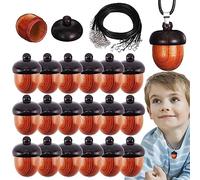 Tumotsit Collana con ciondolo a forma di ghianda - Collana con ciondolo a forma di ghianda | Collana con ciondolo a forma di ghianda in legno, ornamento staccabile per artigianato