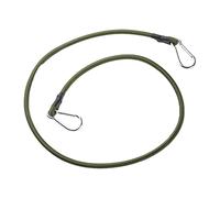 Tumotsit Corda elastica con moschettone - Fissaggio elastico resistente - I forti ganci a bocca larga si bloccano nei punti di ancoraggio per bagagli, barche e biciclette