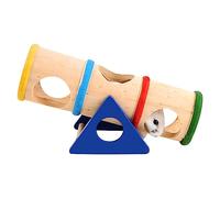 Tumotsit Legno per criceto - Tubo criceto mouse legno | Accessori Gabbia per masticare topi nani, nascondiglio tronco cavo per piccoli animali per porcellini d'India criceti