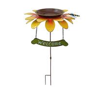 Tumotsit Mangiatoia per girasole | Mangiatoia per uccelli selvatici | Mangiatoia per girasole all'aperto, palo decorazione giardino per giardino, patio, regali
