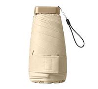 Tumotsit Ombrellone da Sole, ombrellone da Viaggio a Sei Pieghe, Antivento, Forte per Borsa, Ombrello da Golf Pieghevole Antivento a Doppio Uso, Antivento e Antipioggia, ombrelli da Sole e Pioggia