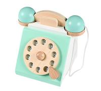 Tumotsit Riproduci Telefono,Retrò Fisso - Telefono per bambini piccoli, Giocattolo interattivo per genitori e figli, Gioco regalo, educazione precoce per ragazzi e ragazze, odello
