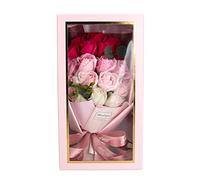 Tumotsit Sapone Bouquet - Profumato fiore di sapone artificiale da donna - Fiore di sapone artificiale con profumo debole, regalo per decorazioni, feste, compleanni