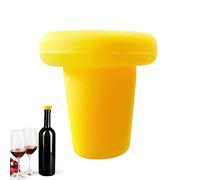 Tumotsit Silicone per vino, tappo vino vetro - resiste alla temperatura da +240°C a -40°C sughero vino riutilizzabile per il commestibile a prova di perdite