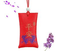 Tumotsit Talismano cinese classico, borsa buddista Talismano cinese classica | Borsa sale spirituale 4 x 7 cm speranza una vita migliore design classico per guardaroba, ufficio, auto