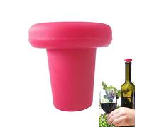 Tumotsit Tappi per vino in silicone - Tappo per bottiglie in silicone | Resiste a temperature da +240 °C a -40 °C. Tappo per vino riutilizzabile in vetro per uso alimentare a tenuta stagna