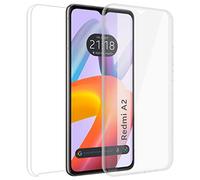 Tumundosmartphone Cover Doppio Trasparente PC+TPU Full Body 360 per Xiaomi Redmi A2