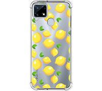 Tumundosmartphone Cover Silicone Anti Colpi per Realme 7i Disegno Disegni - Limoni