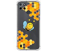 Tumundosmartphone Cover Silicone Anti Colpi per Realme C21Y/C25Y Disegno Ape Disegni