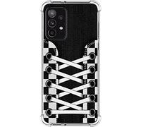 Tumundosmartphone Cover Silicone Anti Colpi per Samsung Galaxy A52/A52 5G Disegno Disegni - Sneakers 03