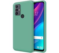 Tumundosmartphone Cover Silicone Liquido Ultra Morbida per Tcl 30 Se / 30E/306 Colore - Verde
