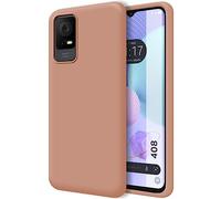 Tumundosmartphone Cover Silicone Liquido Ultra Morbida per Tcl 408 Colore Rosa