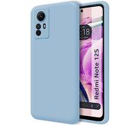 Tumundosmartphone Cover Silicone Liquido Ultra Morbida per Xiaomi Redmi Note 12S Colore Azzurro