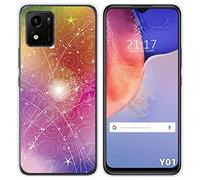 Tumundosmartphone Cover Silicone per Vivo Y01 Disegno Disegni - Astratto