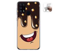 Tumundosmartphone Cover TPU Gel per Samsung Galaxy M31 Disegno Disegni - Gelato Chocolate