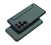 Tumundosmartphone Custodia a libro magnetica antiurto per Samsung Galaxy S24 Ultra 5G Colore Verde
