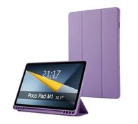 Tumundosmartphone Custodia a libro Smart per Xiaomi Poco Pad M1 Colore Viola