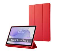 Tumundosmartphone Custodia a libro Smart per Xiaomi Redmi Pad 2 Colore Rosso