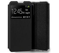 Tumundosmartphone Custodia a libro Supporto con finestra per Samsung Galaxy M13 4G Colore Nero