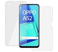 Tumundosmartphone Custodia Completa Trasparente Pc + TPU Full Body 360 per OPPO A52 / A72