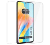 Tumundosmartphone Custodia doppia trasparente Pc + TPU Full Body 360 per OPPO A58 4G