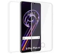 Tumundosmartphone Custodia doppia trasparente Pc + TPU Full Body 360 per Realme 9 Pro Plus 5G