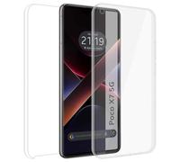 Tumundosmartphone Custodia doppia trasparente Pc + TPU Full Body 360 per Xiaomi Poco X7 5G