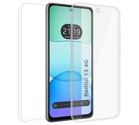 Tumundosmartphone Custodia doppia trasparente Pc + TPU Full Body 360 per Xiaomi Redmi 13 4G