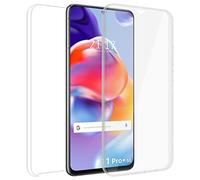 Tumundosmartphone Custodia doppia trasparente Pc + TPU Full Body 360 per Xiaomi Redmi Note 11 Pro+ Plus 5G