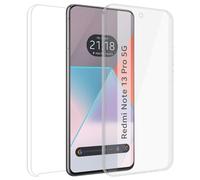 Tumundosmartphone Custodia doppia trasparente Pc + TPU Full Body 360 per Xiaomi Redmi Note 13 Pro 5G
