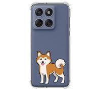 Tumundosmartphone Custodia in silicone antiurto per Motorola Edge 60/60 Fusion 5G design cani 02 disegni