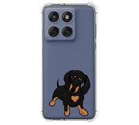 Tumundosmartphone Custodia in silicone antiurto per Motorola Edge 60/60 Fusion 5G design cani 04 disegni