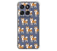 Tumundosmartphone Custodia in silicone antiurto per Motorola Edge 60/60 Fusion 5G design cani 08 disegni