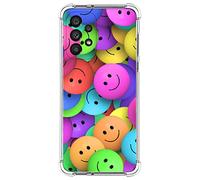 Tumundosmartphone Custodia in silicone antiurto per Samsung Galaxy A33 5G design Smile disegni