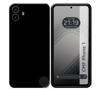 Tumundosmartphone Custodia in silicone gel TPU nera per Nothing CMF Phone 1