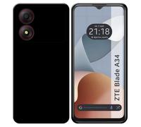 Tumundosmartphone Custodia in silicone gel TPU nera per Zte Blade A34 4G